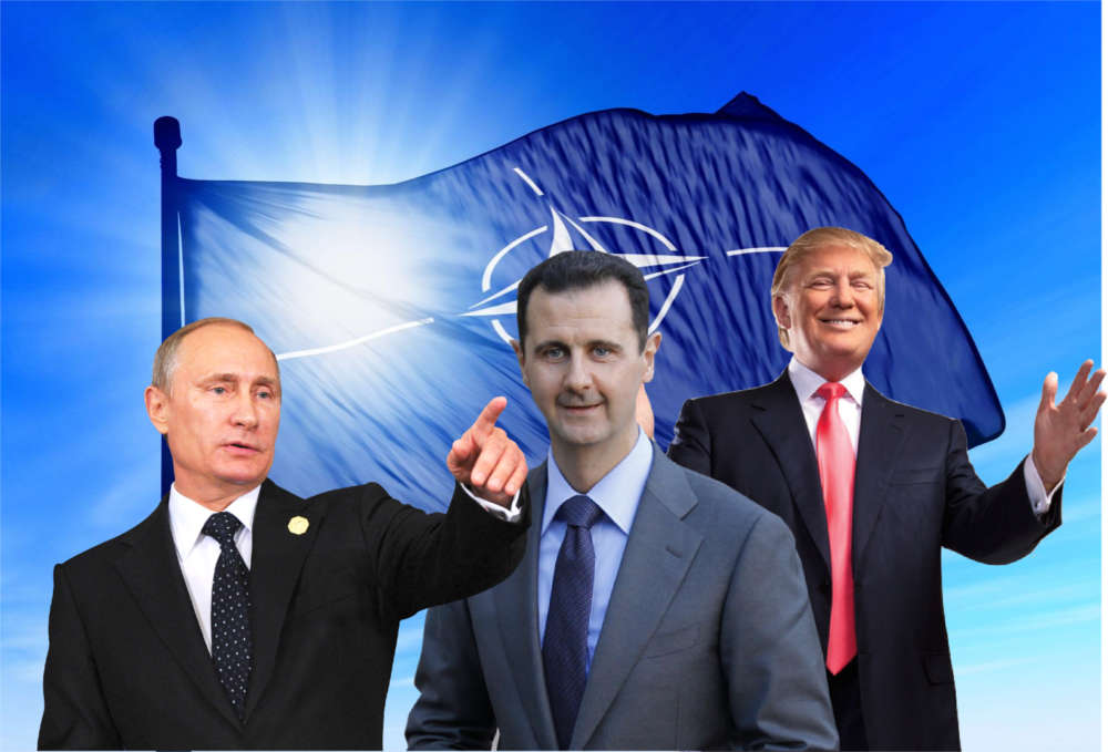 putin assad trump Usa e Russia